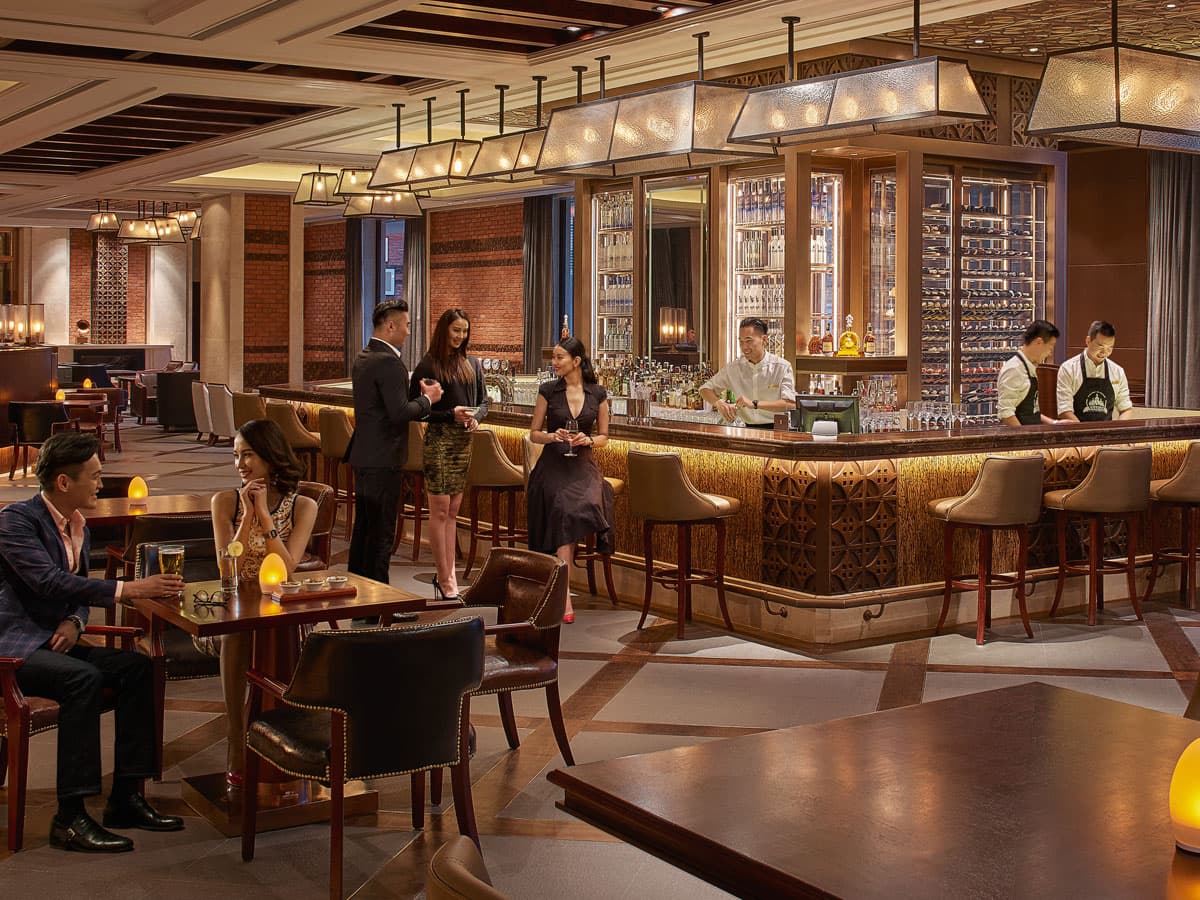 A restaurant space ready to host guests